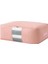 Giysiler Için Katlanabilir Depolama Çantaları Dokuma Giysiler Organizatör Dolap Dolap Organizatörü Yastık Yorgan Battaniyesi Depolama Boyutu: M 63X43X20.5CM/RENK: Pembe (Yurt Dışından) 1