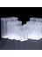 Buzlu Kalınlaşan Pvc Taşınabilir Çantalar Şeffaf Plastik Çanta Hediye Sarma Çanta Sap Giyim Ambalajı Boyutu: 21X15X8CM/RENK: 10 Pcs (Yurt Dışından) 1