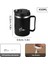 Worthbuy Çift Duvar Termal Yalıtımlı Kahve Kupası 304 Spoontea Süzgeç Sızdıran Içme Kupası ile Paslanmaz Çelik Su Kupası Kapasite: 401-500ML/RENK: Siyah 450ML (Yurt Dışından) 1