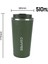 Termo Cafe Kahve Kupa Araç Termos Kupa 380/510ML Sızıntı_ Geçirmez Seyahat Termo Kupası Çay Su Kahve Çift Paslanmaz Çelik Kapasite: Kahve Kupa/renk: 510ML Yeşil (Yurt Dışından) 1