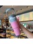30OZ Paslanmaz Çelik Saman Yalıtımlı Buz Kupası Büyük Kapasite Vakum Şişesi Araç Termal Kupa Tumbler Taşınabilir Yalıtımlı Kahve Kupası Kapasite: 900ML/RENK: B (Yurt Dışından) 1
