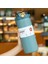 Sıcak 1.2l Büyük Kapasiteli Termo Şişe Saman Paslanmaz Çelik Termal Su Şişesi Soğuk ve Termos Kupası Vakum Flaskcapacity: 1200ML/RENK: Mavi (Yurt Dışından) 1
