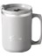 Worthbuy Çift Duvar Termal Yalıtımlı Kahve Fincanı Kupa Portatif Içme Fincanı Heat-Dalı Sızdıran Sızdırmaz Su Kabı Saplı Kapasite: 401-500ML/RENK: Gri (Yurt Dışından) 1