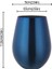 500ML Paslanmaz Çelik Tek Katman Titanyum Kaplama Şarap Camları Bira Süt Kupası Içme Kupa Büyük Göbek Su Kupası Sarf Malzemeleri Renk: Mavi/kapasite: 401-500ML (Yurt Dışından) 1