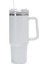 40 Oz Paslanmaz Çelik Araba Dağı Kollu Büyük Kapasiteli Su Dağı ve Saman Çift Duvarlı Yalıtılmış Seyahat Kupa Tatili Hediye Sahası: 1200ML 40 Oz/renk: Beyaz (Yurt Dışından) 1
