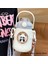 Termos Su Şişesi Çocuk 316 Paslanmaz Çelik Tumbler Cup Termal Hasırlı Içecek Yazıları Kız Kawaii Öğrenci Okul Seyahat Şişesi Kapasitesi: 700ML/RENK: Beyaz (Yurt Dışından) 1