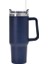 40 Oz Paslanmaz Çelik Araba Dağı Kol ve Samanlı Çift Duvarlı Yalıtılmış Seyahat Kupa Tatil Hediyeleri Kapasite: 1200ML 40 Oz/renk: Lacivert (Yurt Dışından) 1