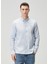 Stretch Fit Hawthorne Açık Mavi Yün Gömlek 1