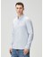 Stretch Fit Hawthorne Açık Mavi Yün Gömlek 3