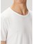 Regular Fit Beyaz Basic T-Shirt 5