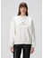 Jaci Ekru Logolu Sweatshirt 1
