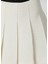 Itana Ekru Pileli Mini Etek 5