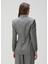 Fairway Gri Çizgili Yün Blazer 4