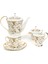 Anatolia White 17 Parça Porselen Çay Takımı 1