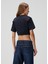 Morsine Lacivert Crop Hırka 4