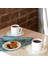 Mislina Beyaz 2'li Bone China Çay Kahve Fincanı 2