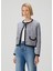 Vilany Mavi Tweed Ceket 1