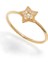 Taşlı Yıldız Detaylı Kadın Altın Yüzük 1