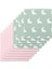 Mono Lapin Matcha Green & Innocent Pink Müslin 10'lu Bebek Ağız Bezi 1