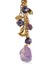 Prima Amethyst 24 Ayar Altın Kaplama Kadın Küpe 2