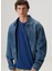 Mavi Logo Nakışlı Denim Bomber Ceket 2