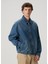 Mavi Logo Nakışlı Denim Bomber Ceket 4