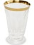 Şeffaf Gold Desenli Kristal Bardak 2