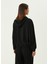 Siyah Kapüşonlu Logolu Sweatshirt 5