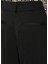 Siyah Wide Leg Saten Pantolon 5