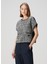 Koyu Mavi Tweed T-Shirt 1