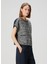 Koyu Mavi Tweed T-Shirt 3