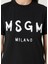 Siyah Logo Baskılı T-Shirt 4