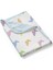 %100 Pamuk Rainbow Lapin Blue 0.5 Tog Çift Kat Müslin Bebek Battaniyesi 65 x 65 cm 2
