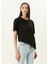 Dog Mom Baskılı Siyah Oversize Kadın T-Shirt 3