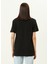 Dog Mom Baskılı Siyah Oversize Kadın T-Shirt 4