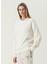 Beyaz Logolu Sweatshirt 1