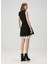 Siyah Dantelli Mini Elbise 4