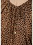Camel Leopar Desenli Bluz 5