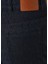 Lacivert Crop Straight Jean Pantolon 4