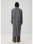 Oversized Gri Kruvaze Yün Palto 6