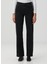 Siyah Wide Leg Jean Pantolon 2