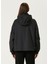 Siyah Kapüşonlu Parka 5