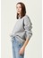 MB Scott Oversize Gri Kadın Hoodie 4