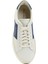 Lacivert Beyaz Erkek Deri Sneaker 4