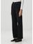 Siyah Wide Leg Jean Pantolon 3