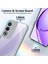 Oppo K12X,IÇIN Laimtop Kılıf, Kamera Lens Korumalı Hibrit 2'si 1 Arada Şeffaf Kılıf-Gri (Yurt Dışından) 3