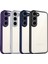 Samsung Galaxy S23,IÇIN Laimtop Kılıf, Kamera Lens Korumalı Hibrit 2'si 1 Arada Şeffaf Kılıf-Mor (Yurt Dışından) 2