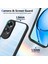 Oppo A60,IÇIN Laimtop Kılıf, Kamera Lens Korumalı Hibrit 2'si 1 Arada Şeffaf Kılıf-Siyah (Yurt Dışından) 2