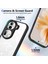 Oppo RENO11,IÇIN Laimtop Kılıf, Kamera Lens Korumalı Hibrit 2'si 1 Arada Şeffaf Kılıf-Siyah (Yurt Dışından) 3