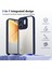 Infinix Smart 9/smart 9 Hd,için Laimtop Kılıf, Kamera Lens Korumalı Hibrit 2'si 1 Arada Şeffaf Kılıf-Blue (Yurt Dışından) 5